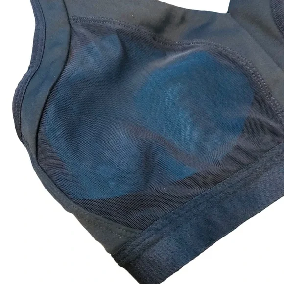 Fabletics Black Mesh Sports Bra SMALL - Picture 5 of 7
